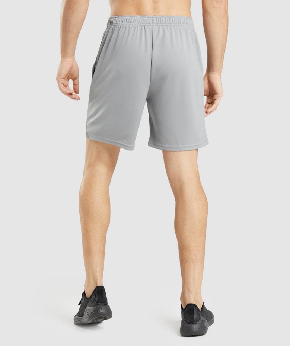 Pantalones Cortos Gymshark Arrival De Punto Hombre Gris | CO 3802ZUT